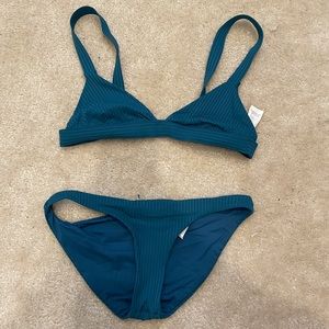 Teal Everything but Water Swim Suit